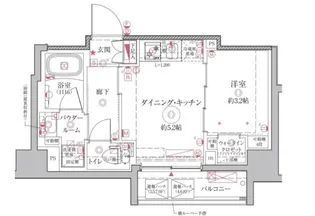 東京都北区豊島2【マンション】の間取り