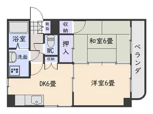 プレジデント武【3階】の間取り