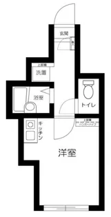 Cスクエア矢口【1階】の間取り