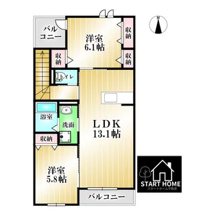 イマジン春日【2階】の間取り