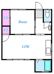 東南ハウス【1階】の間取り