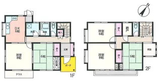 神奈川県相模原市南区東林間1【一戸建】の間取り
