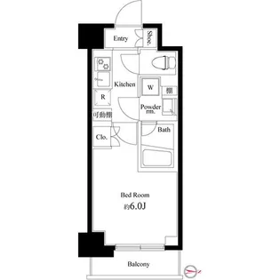 ハーモニーレジデンス武蔵小杉#002【1階】の間取り