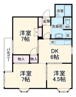 グレイスキゲツ【2階】の間取り