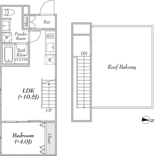 ミリア・レジデンス南馬込【4階】の間取り