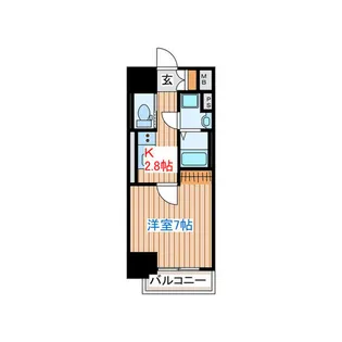 Brighton East【5階】の間取り