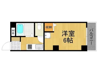 兵庫県西宮市門戸東町【アパート】の間取り