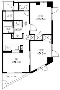 クリーン下北沢【4階】の間取り