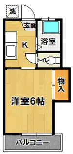 ハイツ路川【1階】の間取り
