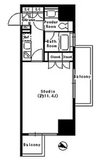 アジリア南麻布J’s【2階】の間取り