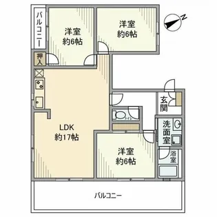 東京都豊島区南長崎5【マンション】の間取り