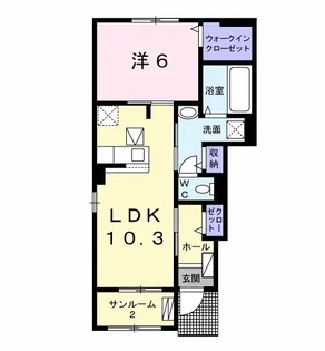 千葉県市原市根田1【アパート】の間取り