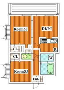 フロントリー【1階】の間取り
