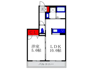 カ-スル池田【2階】の間取り