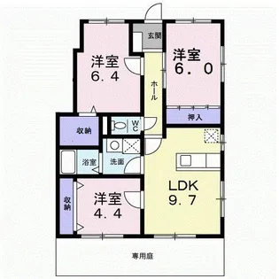プリマベーラ【1階】の間取り