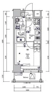 東京都品川区東大井5【マンション】の間取り