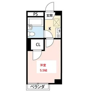 パワーハウス東京II【1階】の間取り
