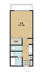 ラセーヌ賀来弐番館【6階】の間取り