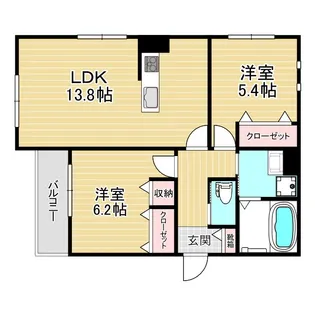 ストック羽沢【2階】の間取り