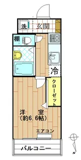 グローバン板橋【5階】の間取り