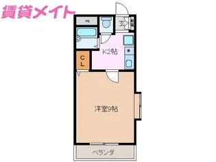 リブェール桜【3階】の間取り