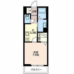 マリアージュ【3階】の間取り