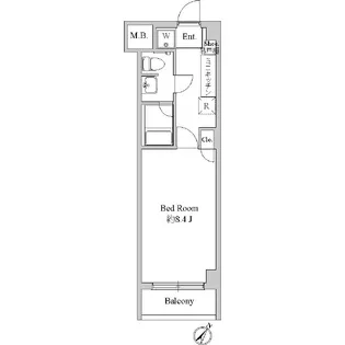 ソレイユ鶴瀬【3階】の間取り