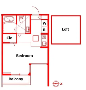 オーチャードコート小杉陣屋町【1階】の間取り