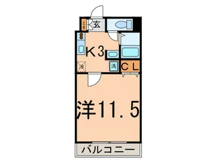 メゾン・ド・プロヴァンス【3階】の間取り