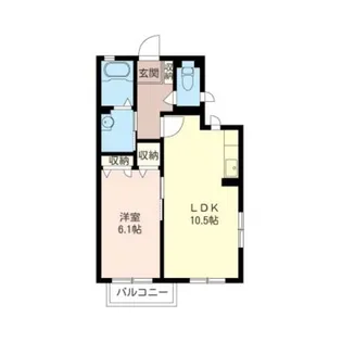 エスポワール【2階】の間取り