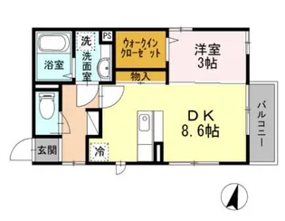 ソフィア平和台【2階】の間取り