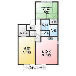 メイハイツ【1階】の間取り