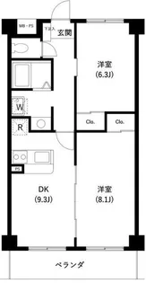 サンセゾンI【2階】の間取り