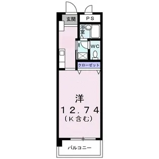 アーバンビューとまり【2階】の間取り