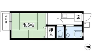 メゾンド静市【2階】の間取り