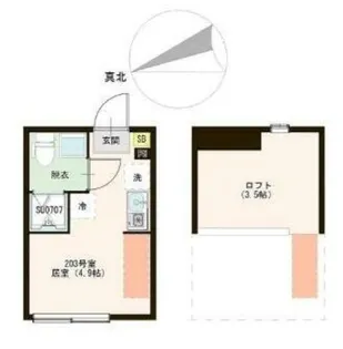 Urban Terrace ときわ台(アーバンテラストキワダイ)【2階】の間取り