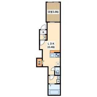 ノワール町田【3階】の間取り