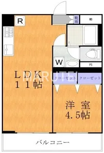 溝の口セントラルマンション【3階】の間取り
