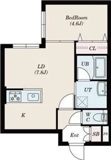 Villa 41 KOTONI SAPPORO【3階】の間取り