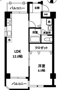 グランペール田無【3階】の間取り