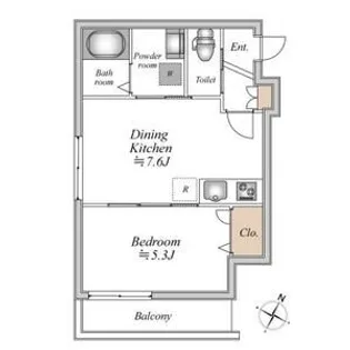 ザ・フォレスト明大前【3階】の間取り