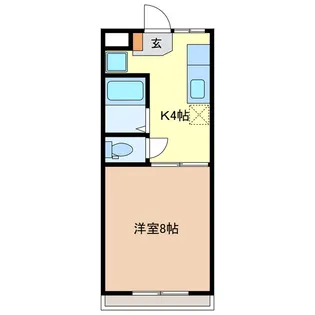 シティハイツ山本【3階】の間取り