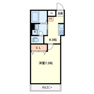 小田木ビル【5階】の間取り