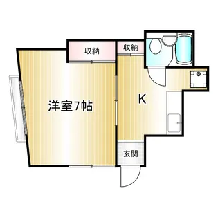 浜コーポ【1階】の間取り