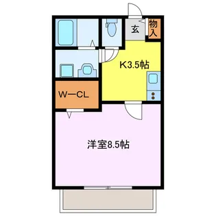 PACE【1階】の間取り