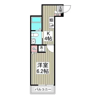 パルトネール二俣川III【3階】の間取り