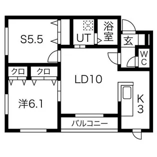 Arvita発寒【3階】の間取り