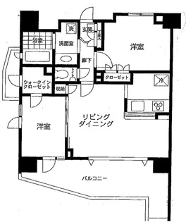 リアナシーコースト葛西【14階】の間取り