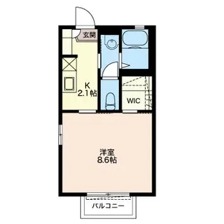 メゾン・ソレアード【1階】の間取り