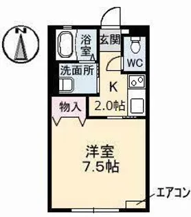 桜ハイツ【1階】の間取り